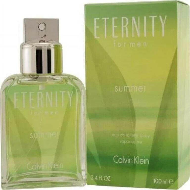 Eternity Summer For Men 2009 by Calvin Klein 100 3.4 oz Minimal Dent