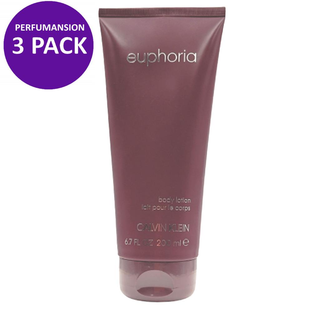 Calvin Klein Euphoria Body Lotion 6.7 Oz 3 Pack