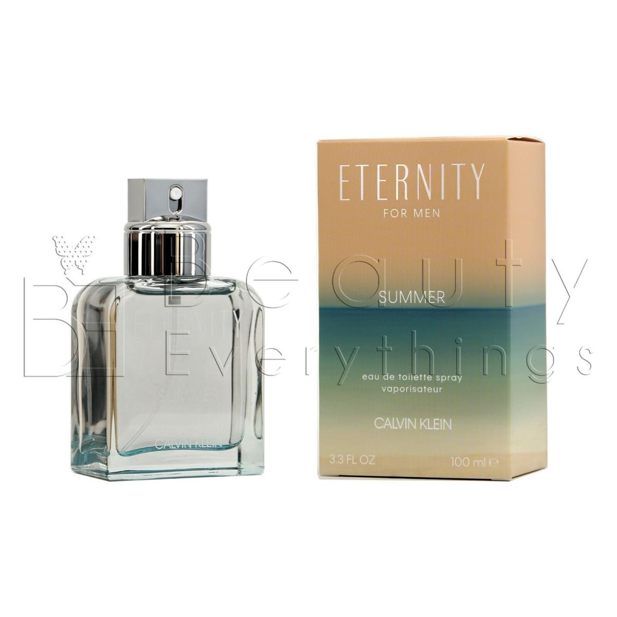 Eternity Summer 2019 by Calvin Klein 3.4oz / 100ml Edt Spray For Men