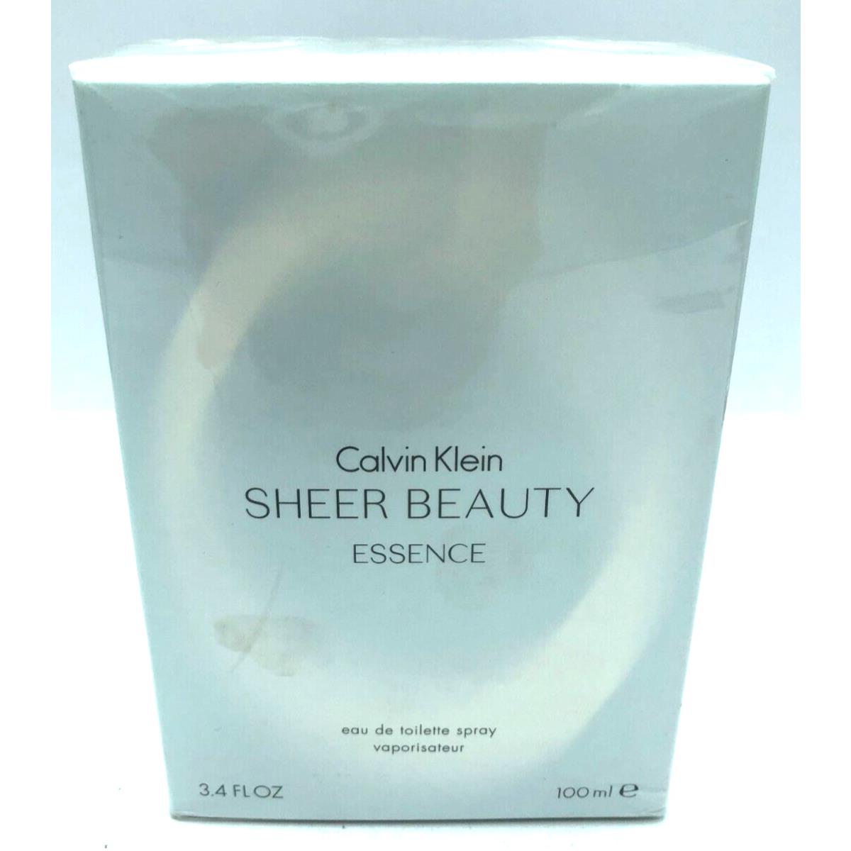 Calvin Klein Sheer Beauty Essence 3.4oz Women`s Eau de Toilette