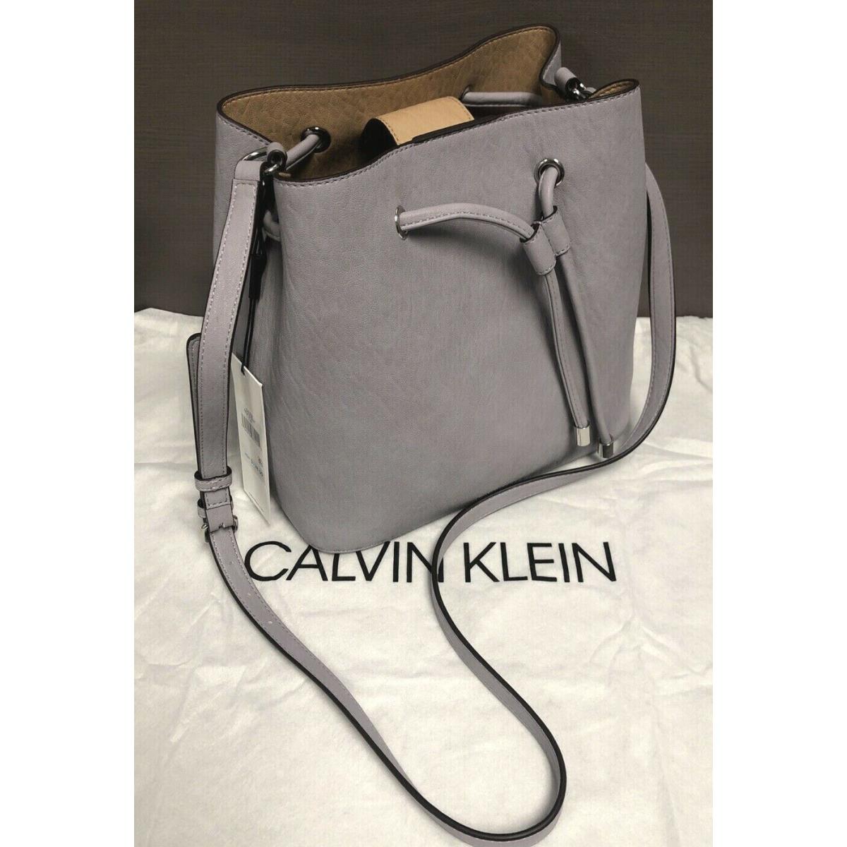 Calvin Klein Gabrianna Novelty Bucket Shoulder Bag Dusty Lilac