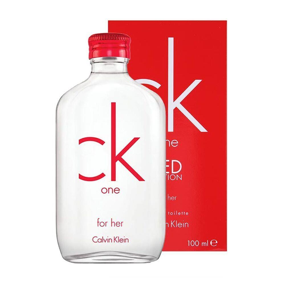 CK One Red Edition by Calvin Klein 3.4oz Edt For Women Box