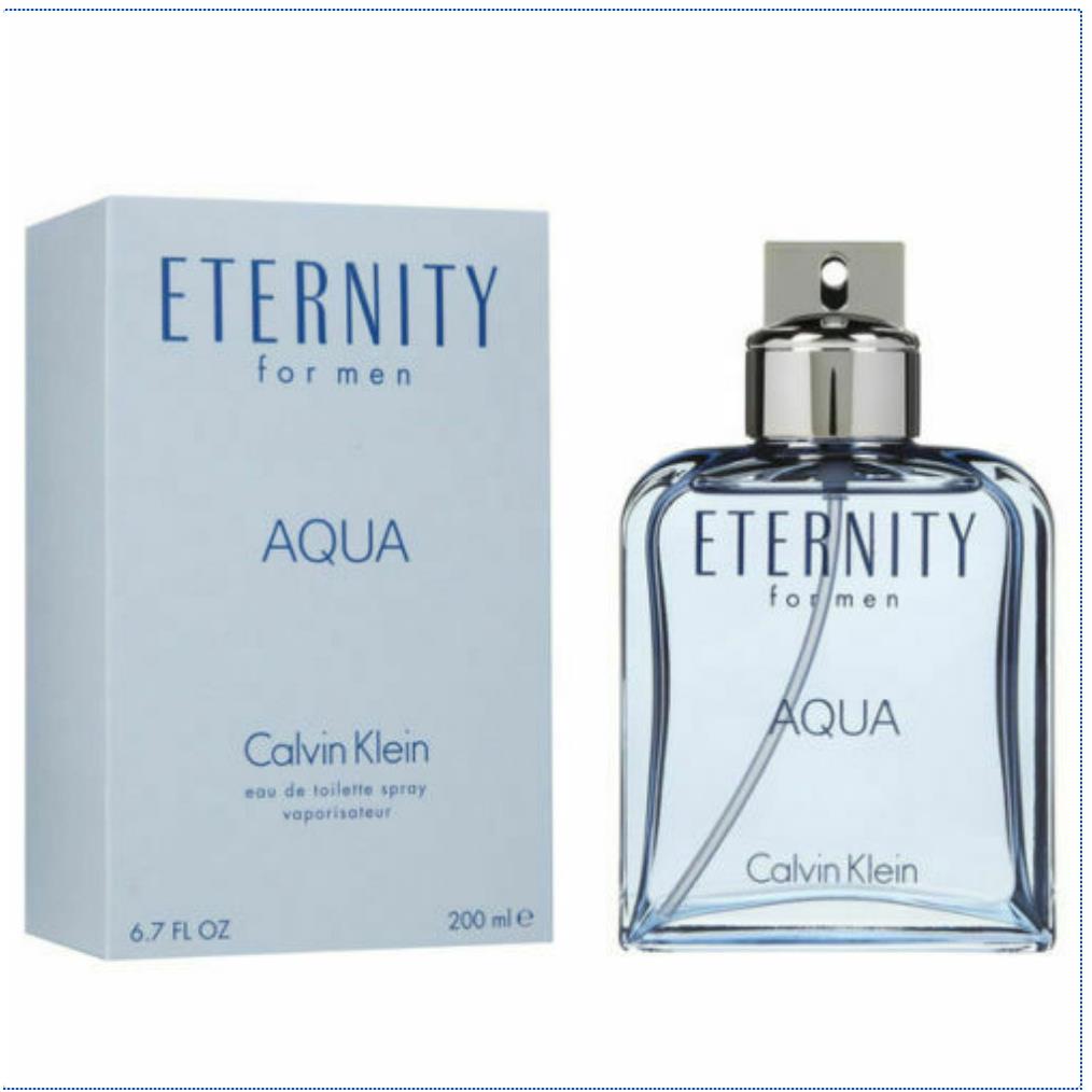 Calvin Klein Eternity Aqua 6.7oz Men`s Eau de Toilette For Men Fragance