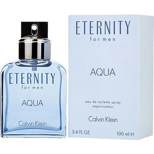 Eternity Aqua By Calvin Klein Edt Spray 3.4 Oz For Men