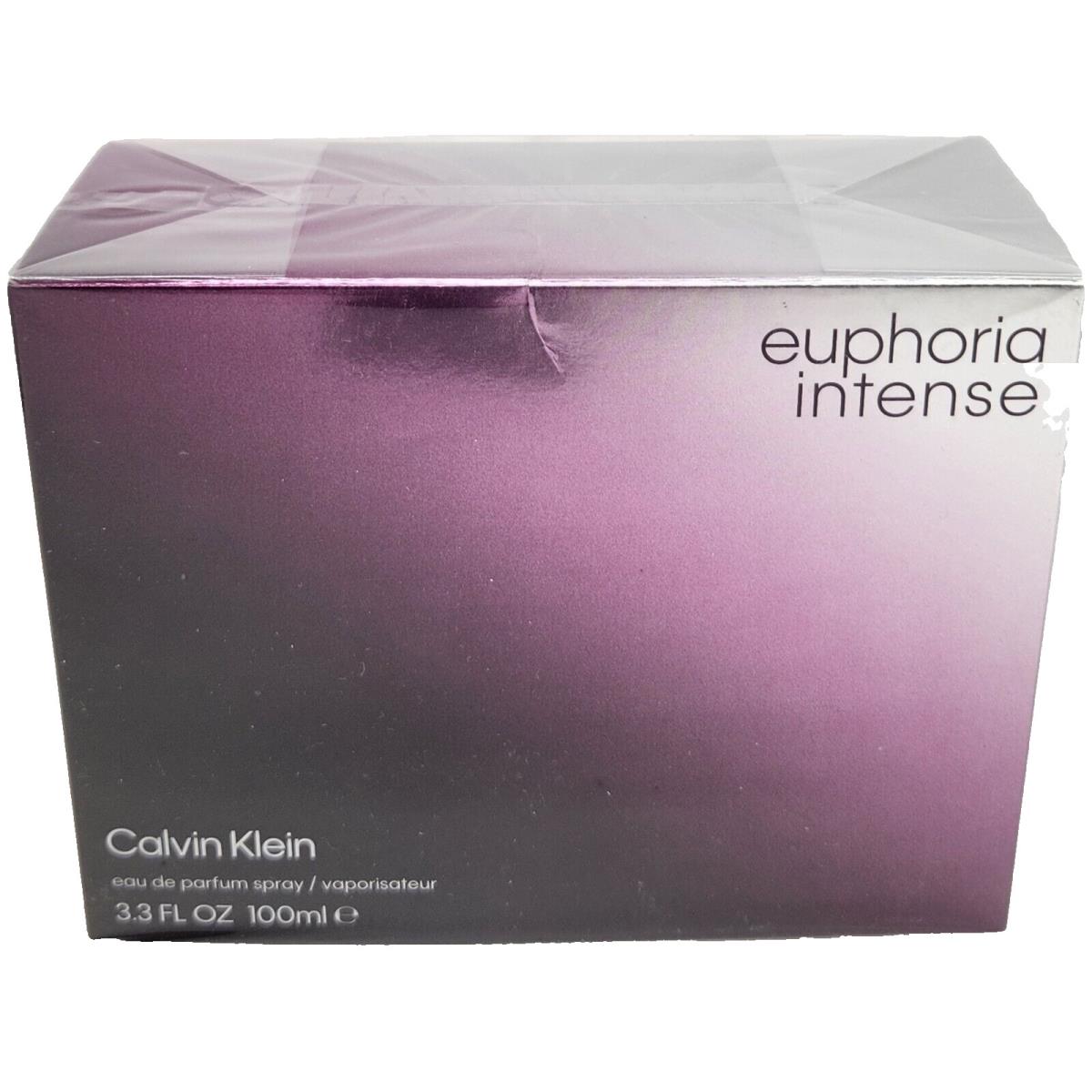 Euphoria Intense For Women By Calvin Klein Eau de Parfum Spray 3.4 Fl. oz