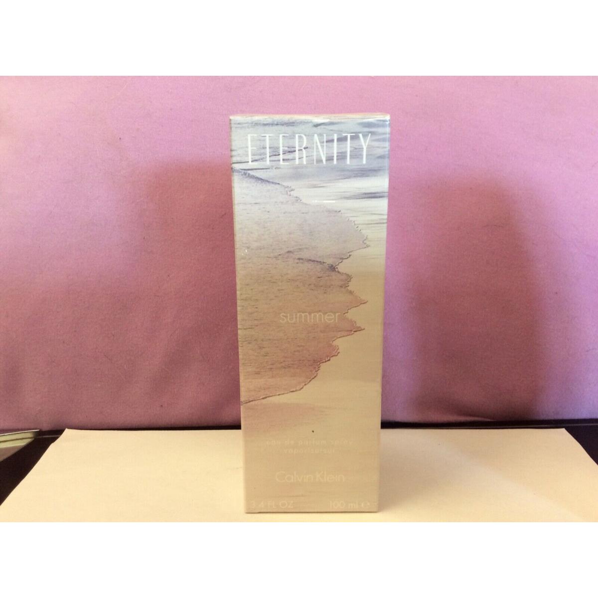 Eternity Summer by Calvin Klein 2010 Edp 3.4oz Spray For Women Box