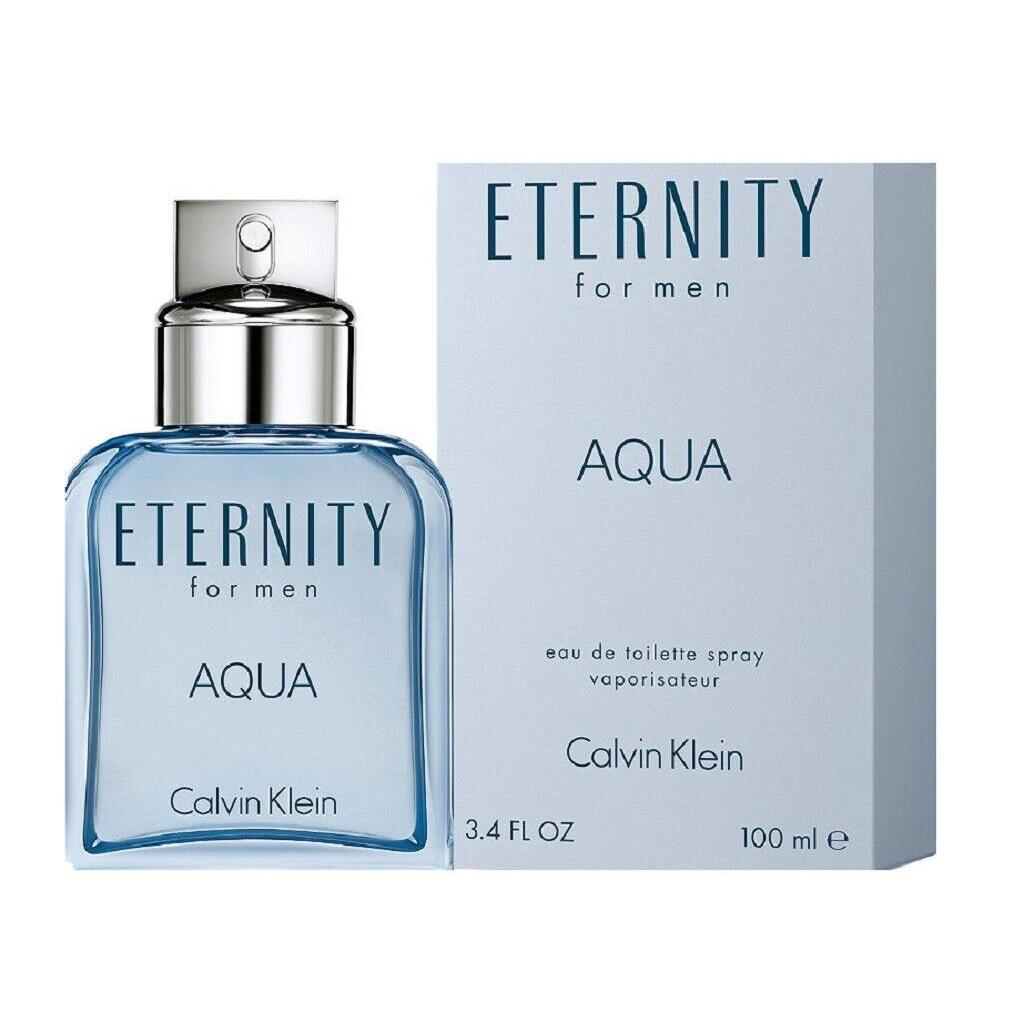 CK Eternity Aqua by Calvin Klein 3.4 oz / 100 ml Eau de Toilette Men Spray