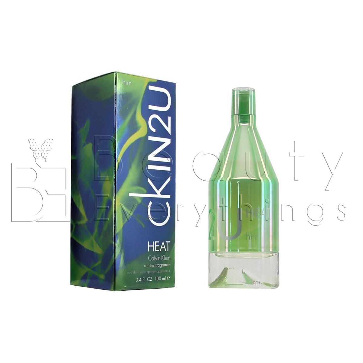 CK IN2U Heat Him 2010 by Calvin Klein 3.4oz / 100ml Edt Spray For Men