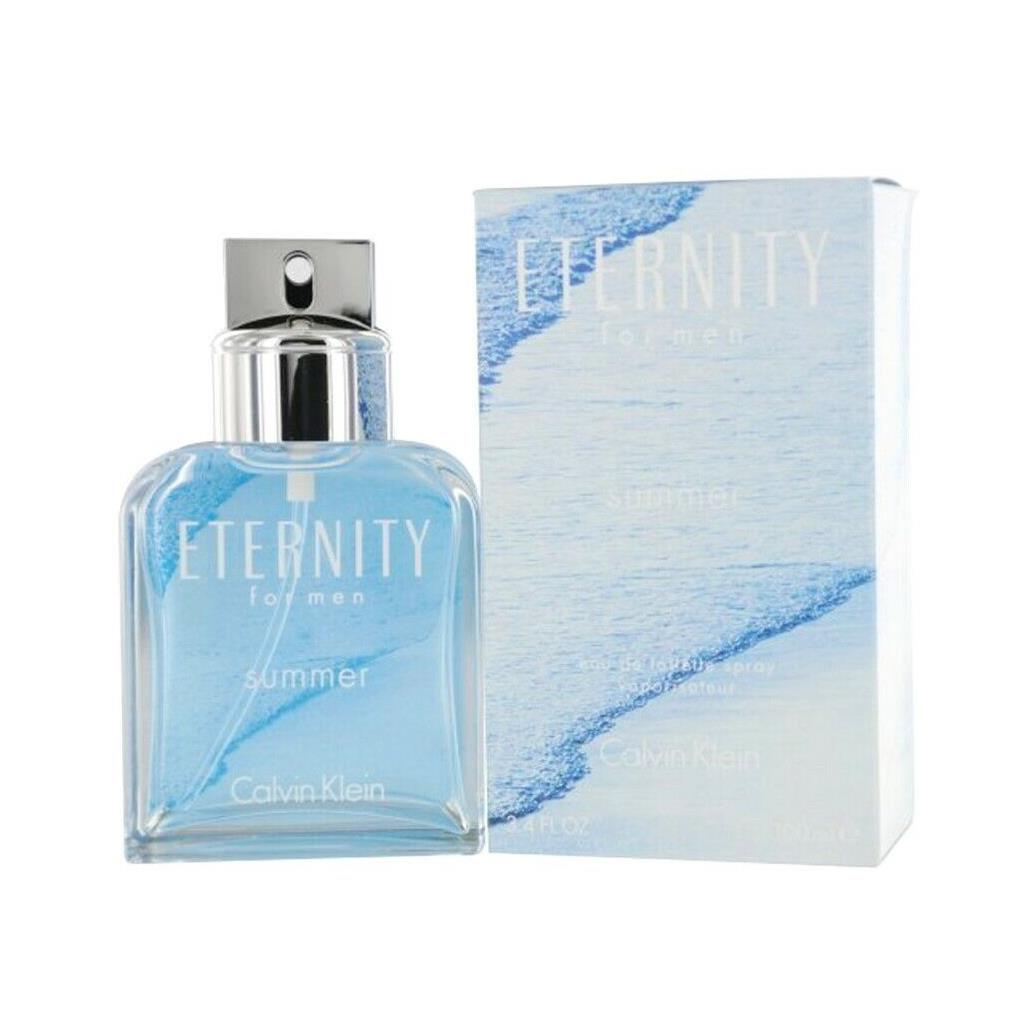 Eternity Summer 2010 by Calvin Klein Edt Spray For Men 3.4oz