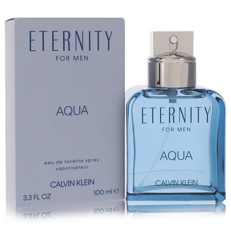 Eternity Aqua by Calvin Klein Eau De Toilette Spray 3.4 oz For Men