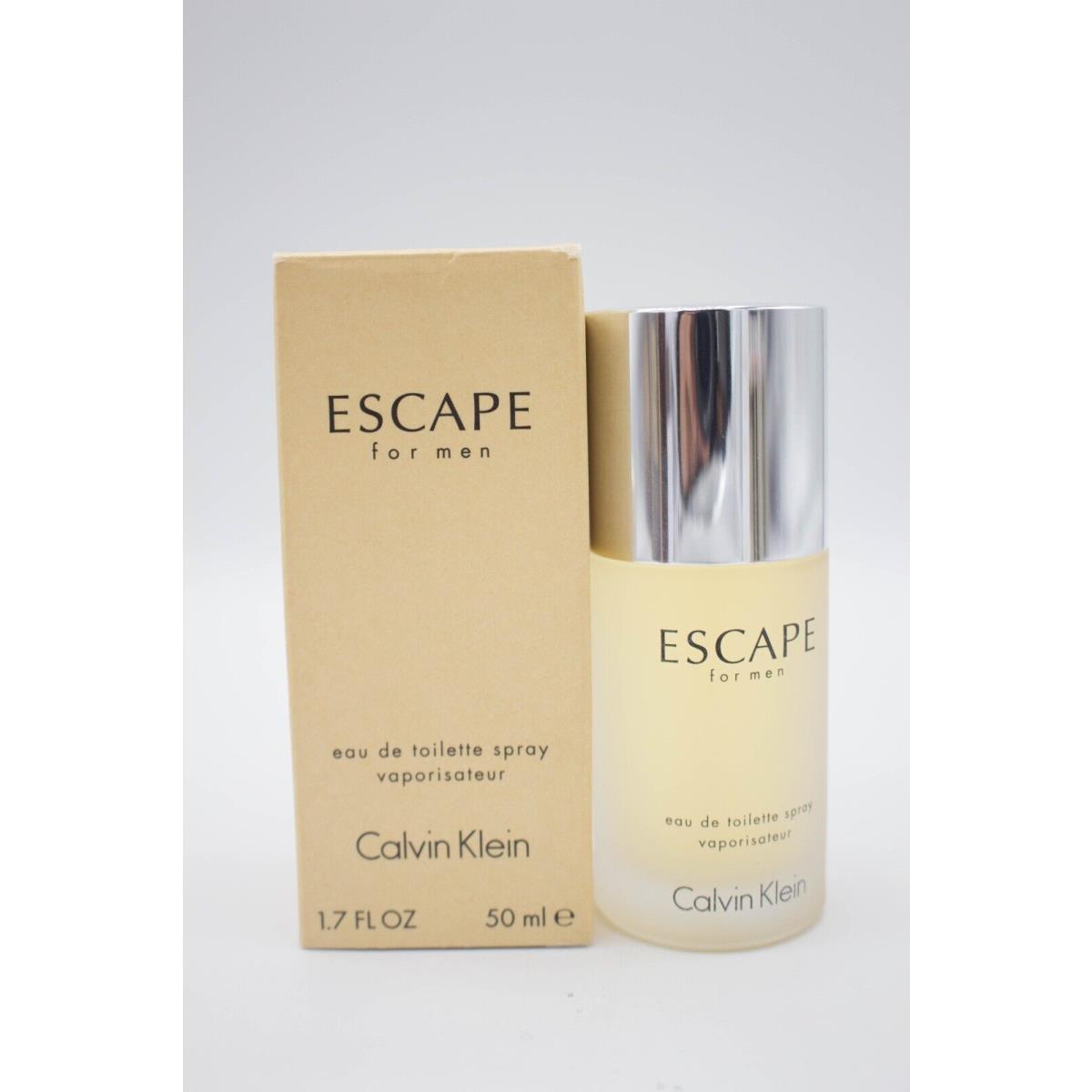 Calvin Klein Escape For Men 1.7 OZ / 50 ML Edt Spray - Vintage - CK Cosmetics