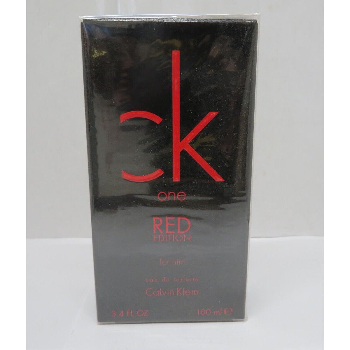 Calvin Klein CK One Red Edition For Him Eau De Toilette Spray 3.4 oz/100 ml