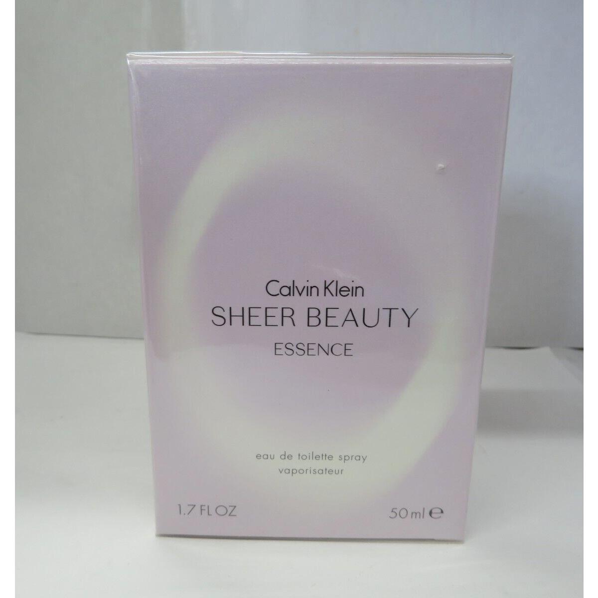 Sheer Beauty Essence BY Calvin Klein Eau DE Toilette Spray 1.7 oz/50 ml