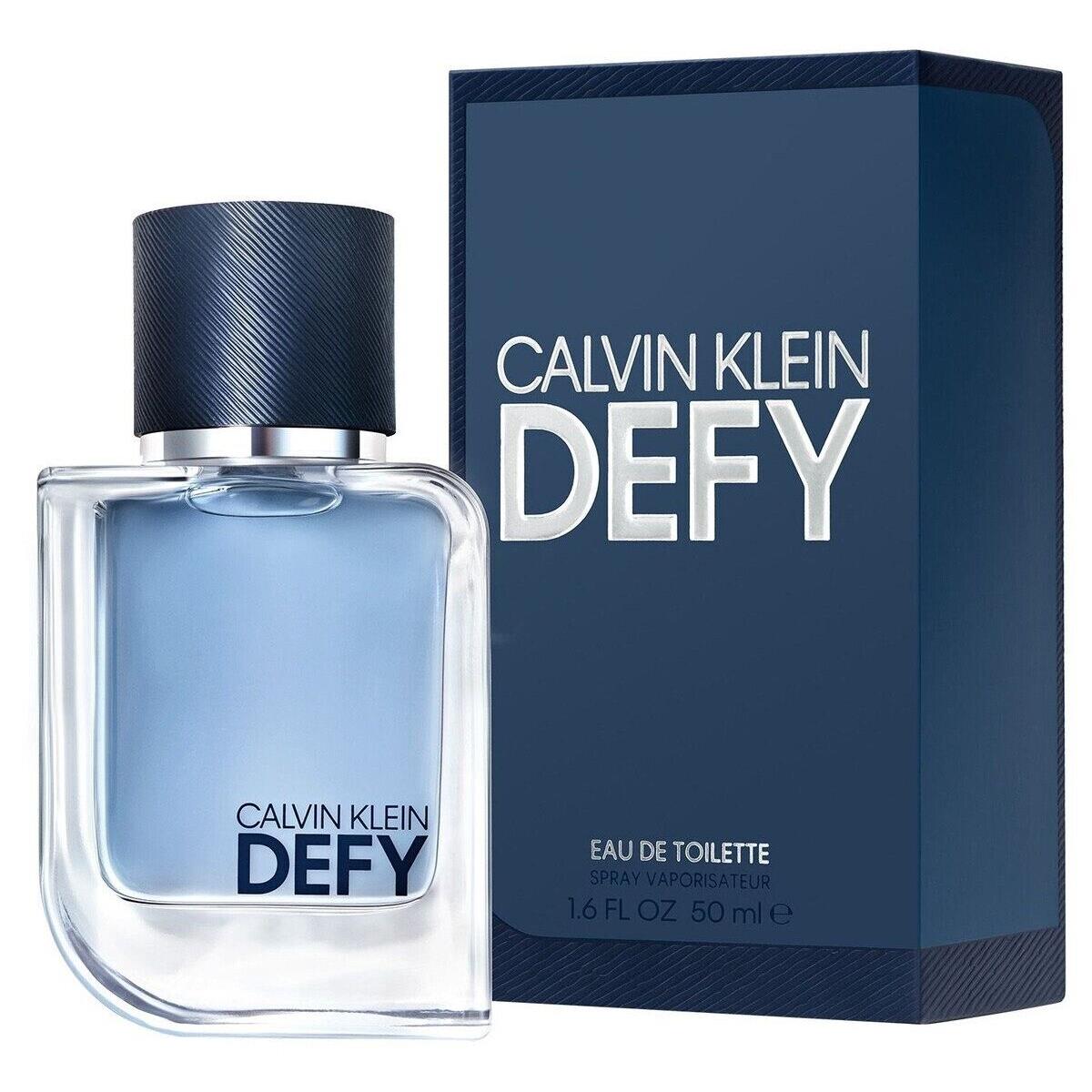 Calvin Klein Defy 1.6 Oz. 50ml Eau de Toilette Spray For Men Box