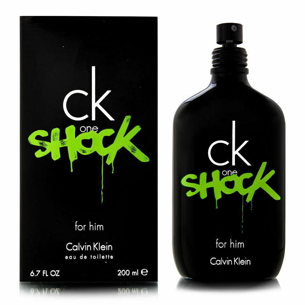 CK One Shock For Men by Calvin Klein 6.7 Oz / 200 Ml Eau de Toilette Spray