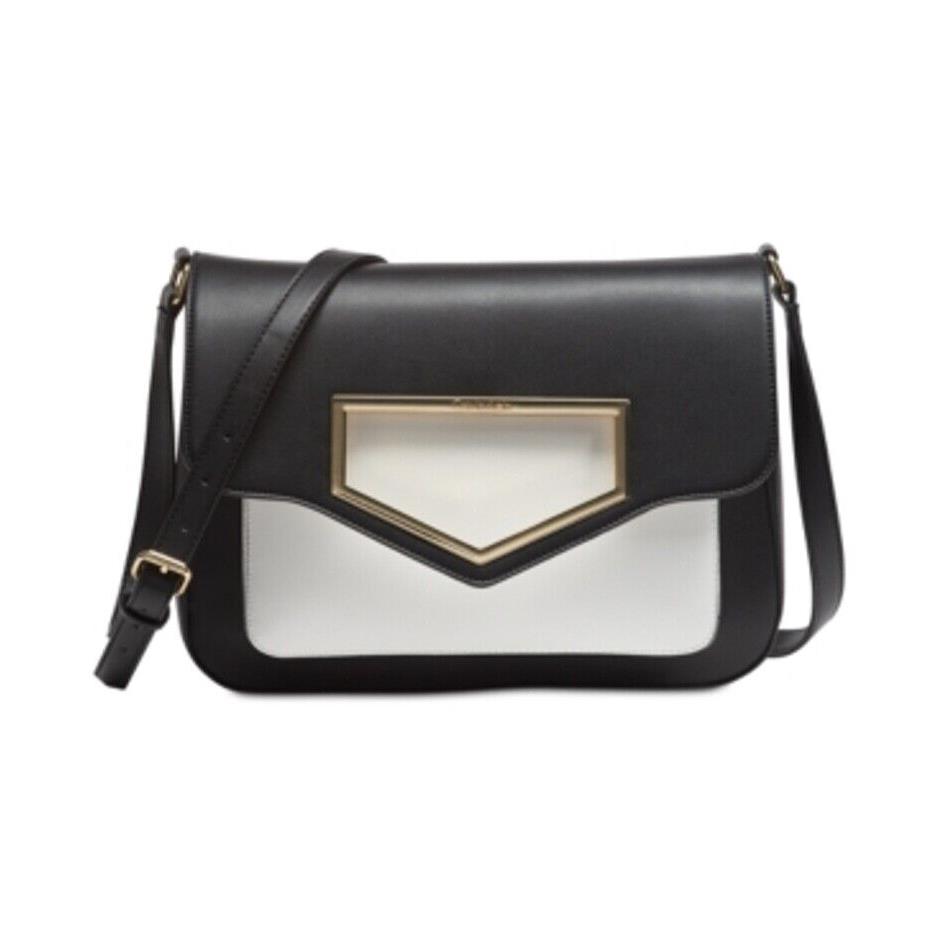 Calvin Klein Ashlynn Crossbody Black White Gold