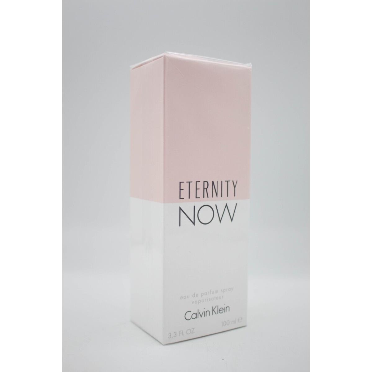 Eternity Now By Calvin Klein 3.4 Oz/ 100 Ml Eau De Parfum Spray Women