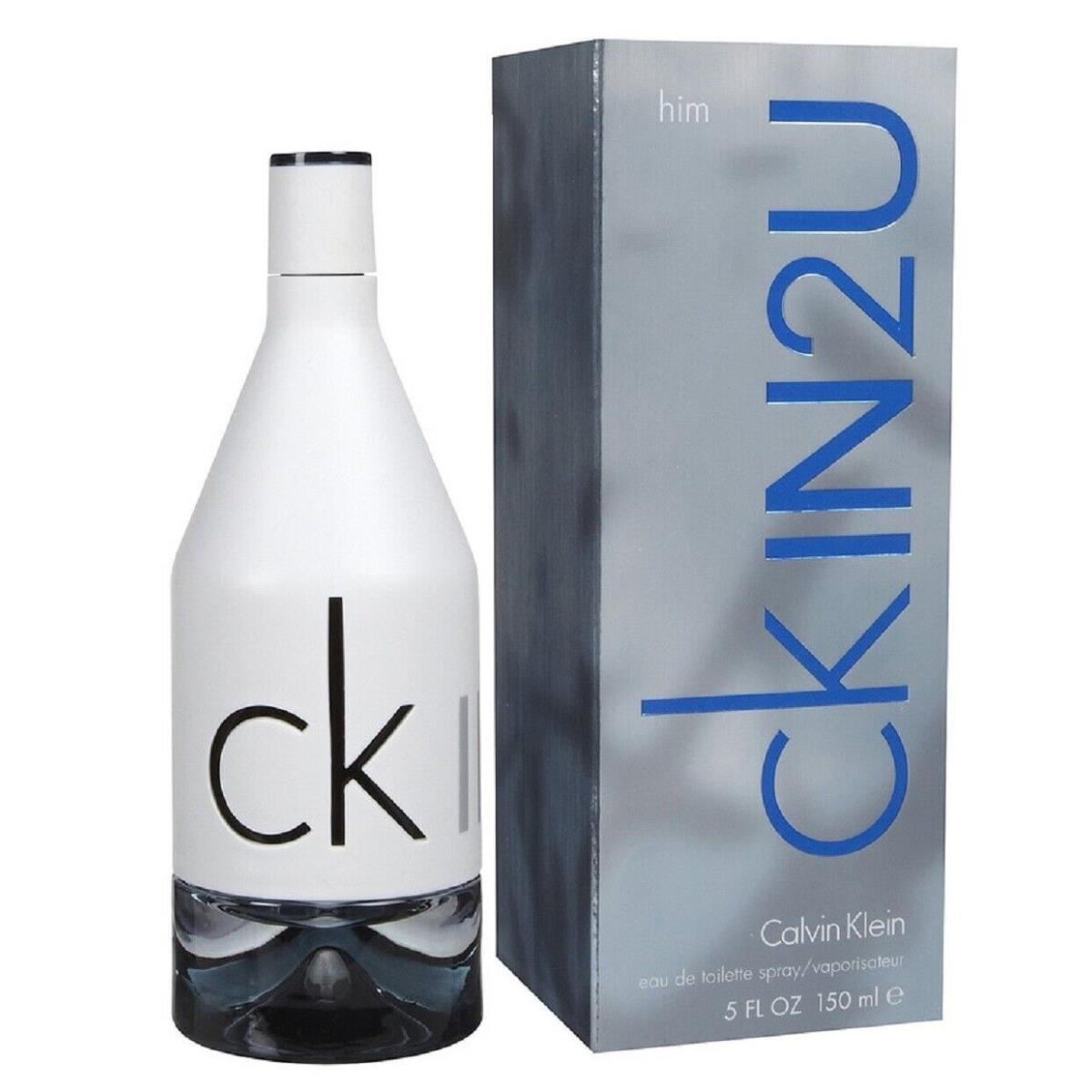 CK IN 2 U IN2U For Him Calvin Klein 5.0 oz / 150 ml Edt Men Cologne Spray