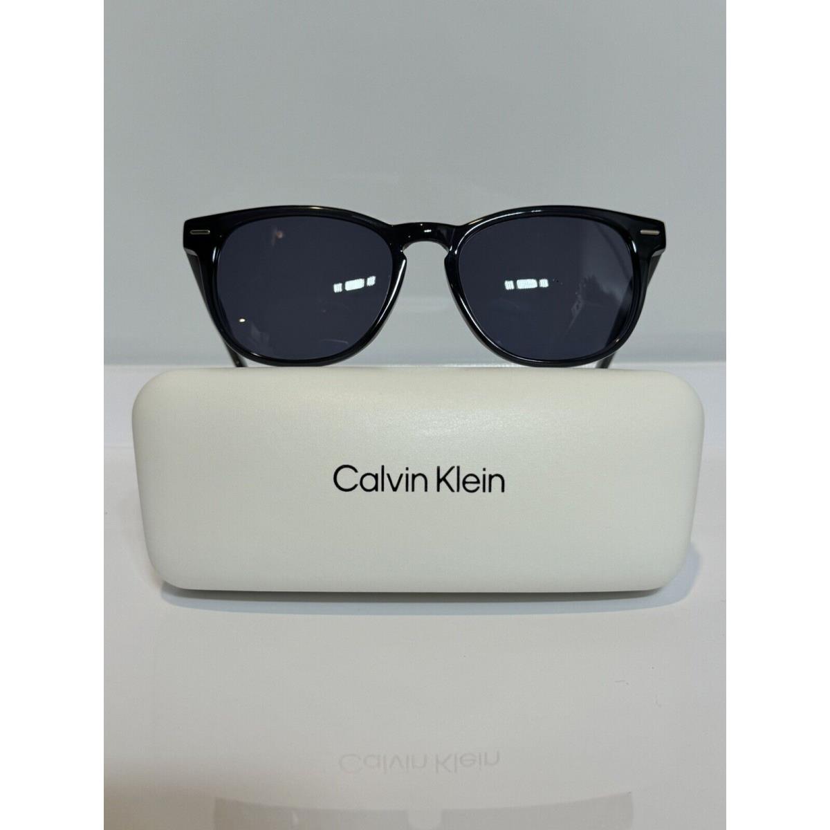 Calvin Klein CK22515S 059 Slate Grey Acetate Retro Sunglasses 53mm