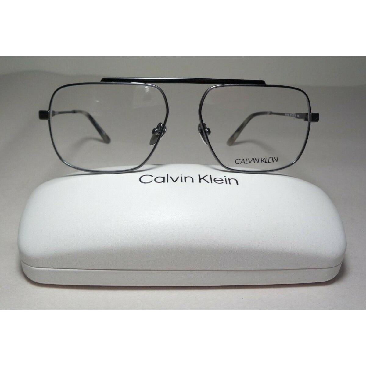 Calvin Klein CK18106 Gunmetal Black Men`s Eyeglass Frames Eyeglasses