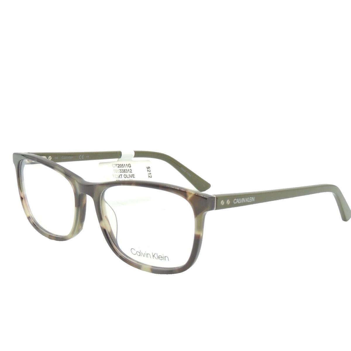 Calvin Klein CK 20511 G Tortoise Olive Eyeglass Frames 57 18 150