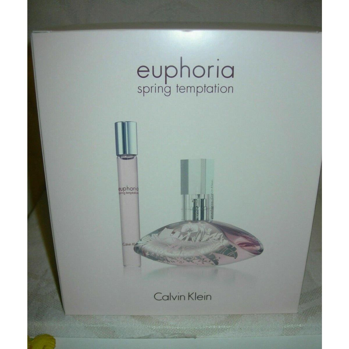 Euphoria Spring Temptation Calvin Klein Eau de Parfum 2 Pcs. Set Limited Edition