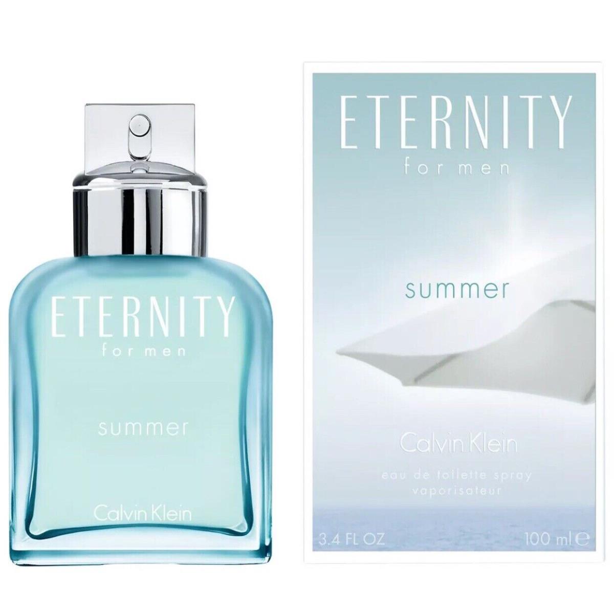 Eternity Summer BY Calvin Klein Edt Spray 3.4oz. For Men Nisb