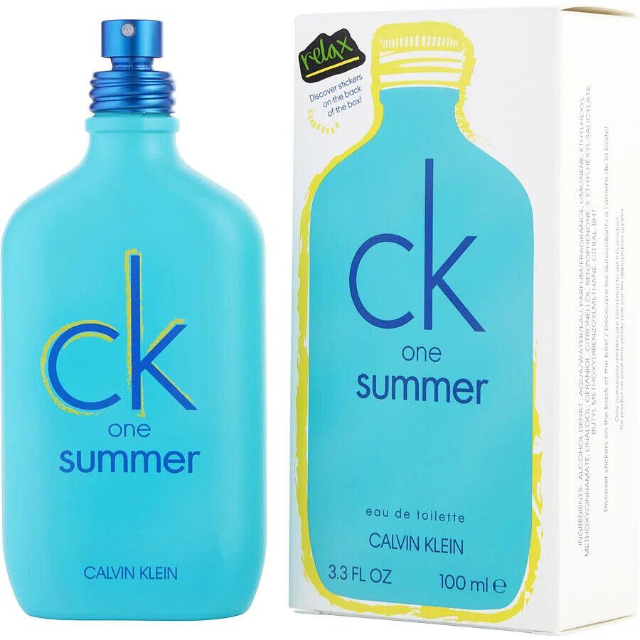 CK One Summer by Calvin Klein 3.4oz Edt For Men Box