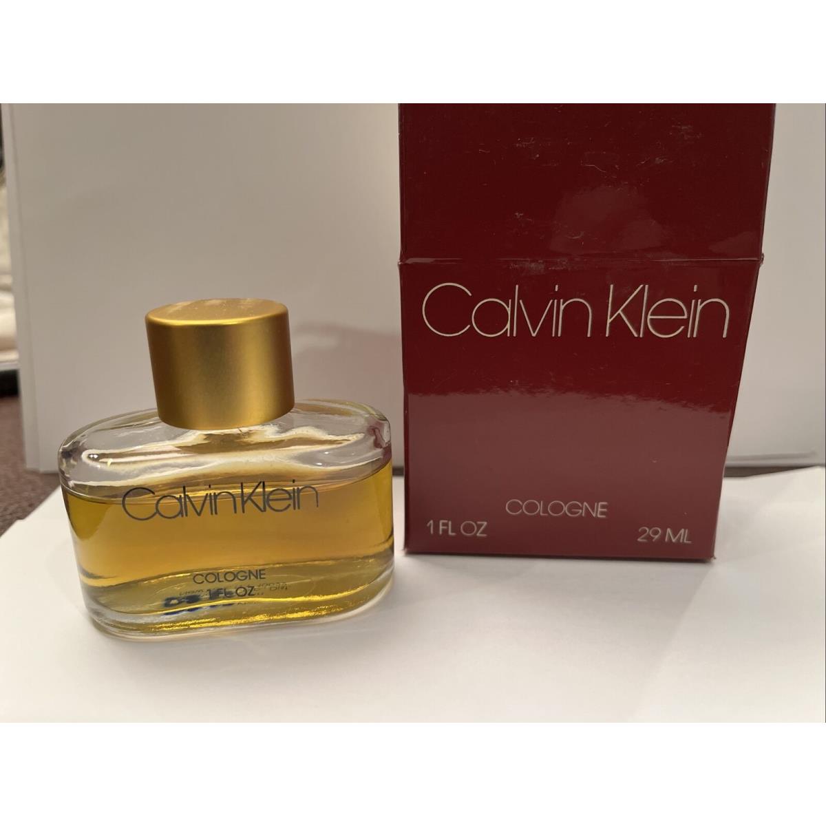 Vintage 1 oz 29ml Splash Calvin Klein Red Cologne Women