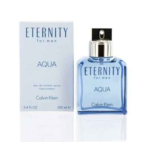 CS Eternity Aqua/calvin Klein Edt Spray 3.4 Oz M