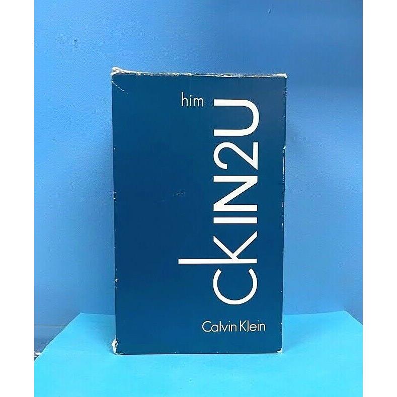 Ck in 2 U For Him By Calvin Klein 5 oz Edt Spray 3.4 oz Body Wash 2 Pc Gift Set