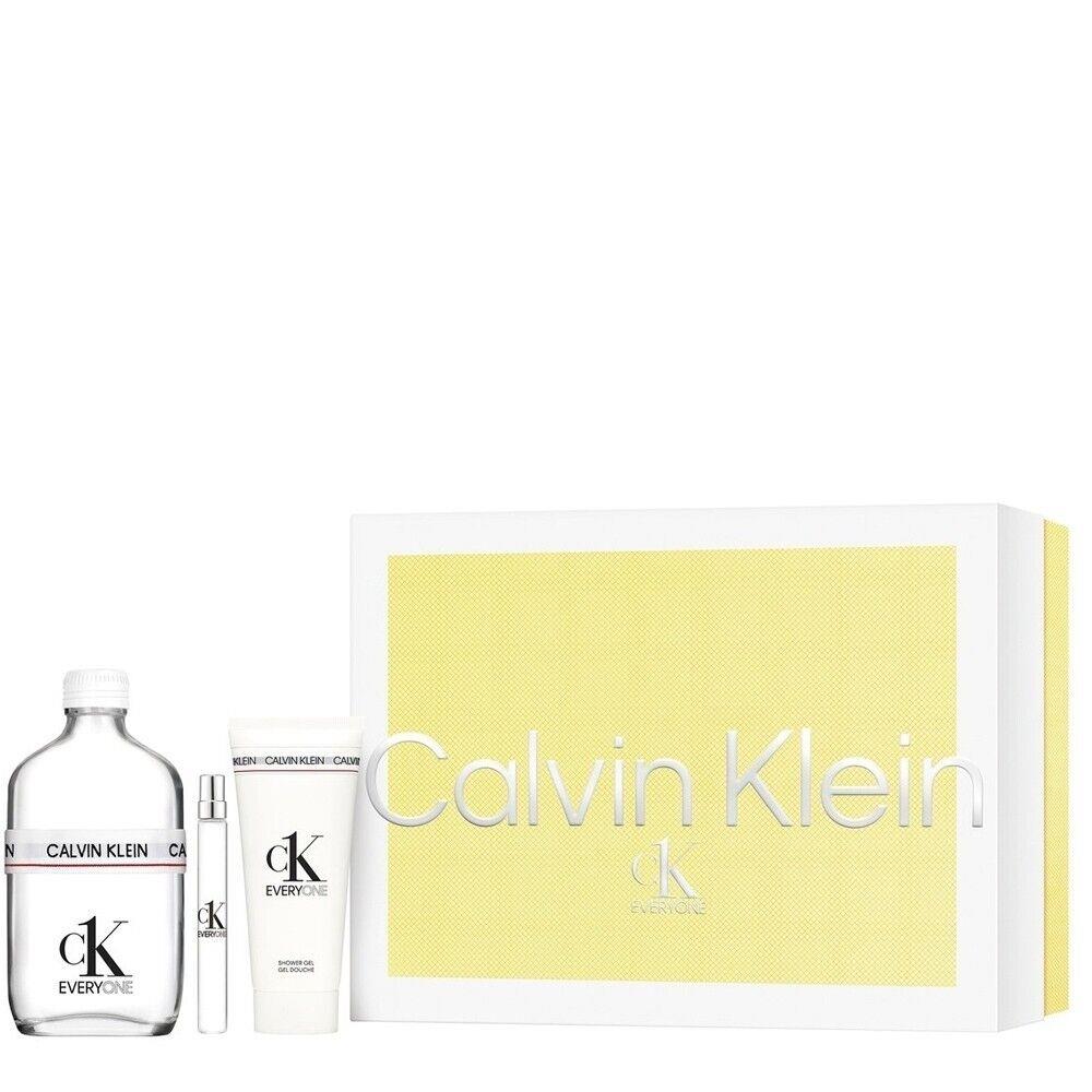 Calvin Klein CK Everyone 3PC Gift Set MEN-6.7OZ EDT+3.4OZ Body LOTION+0.33OZ Edt Travel Spray