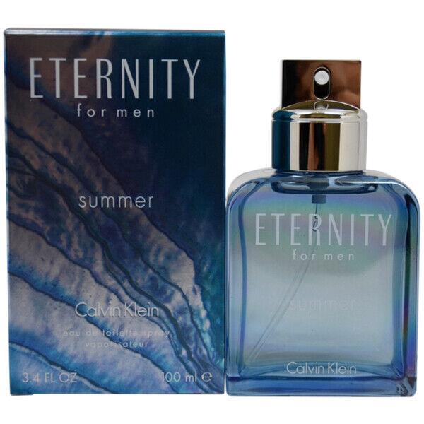 Eternity Summer 2013 Calvin Klein 3.4 oz / 100 ml Eau de Toilette Men Spray