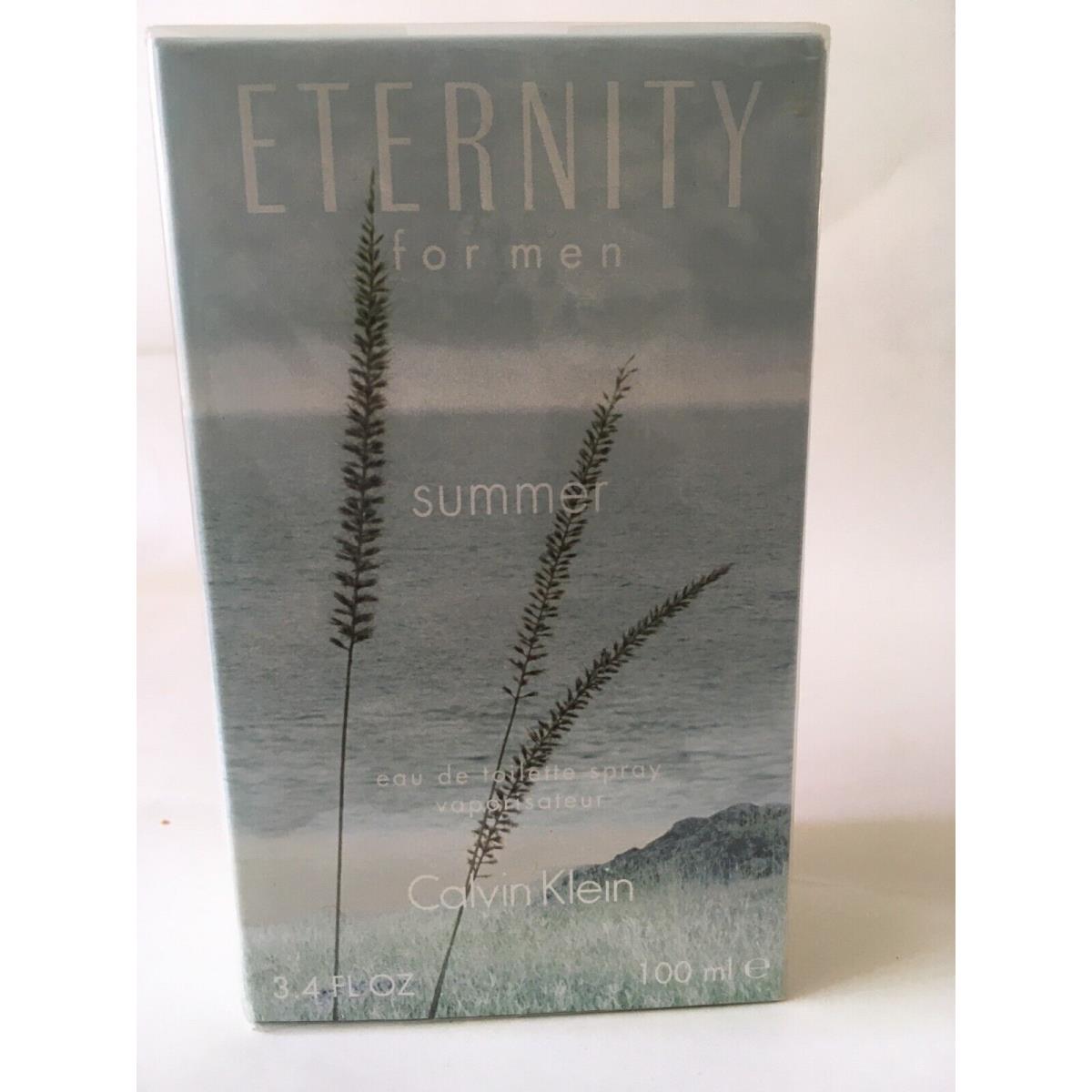 Calvin Klein Eternity Summer 2006 3.4oz Edt Spray For Men Rare