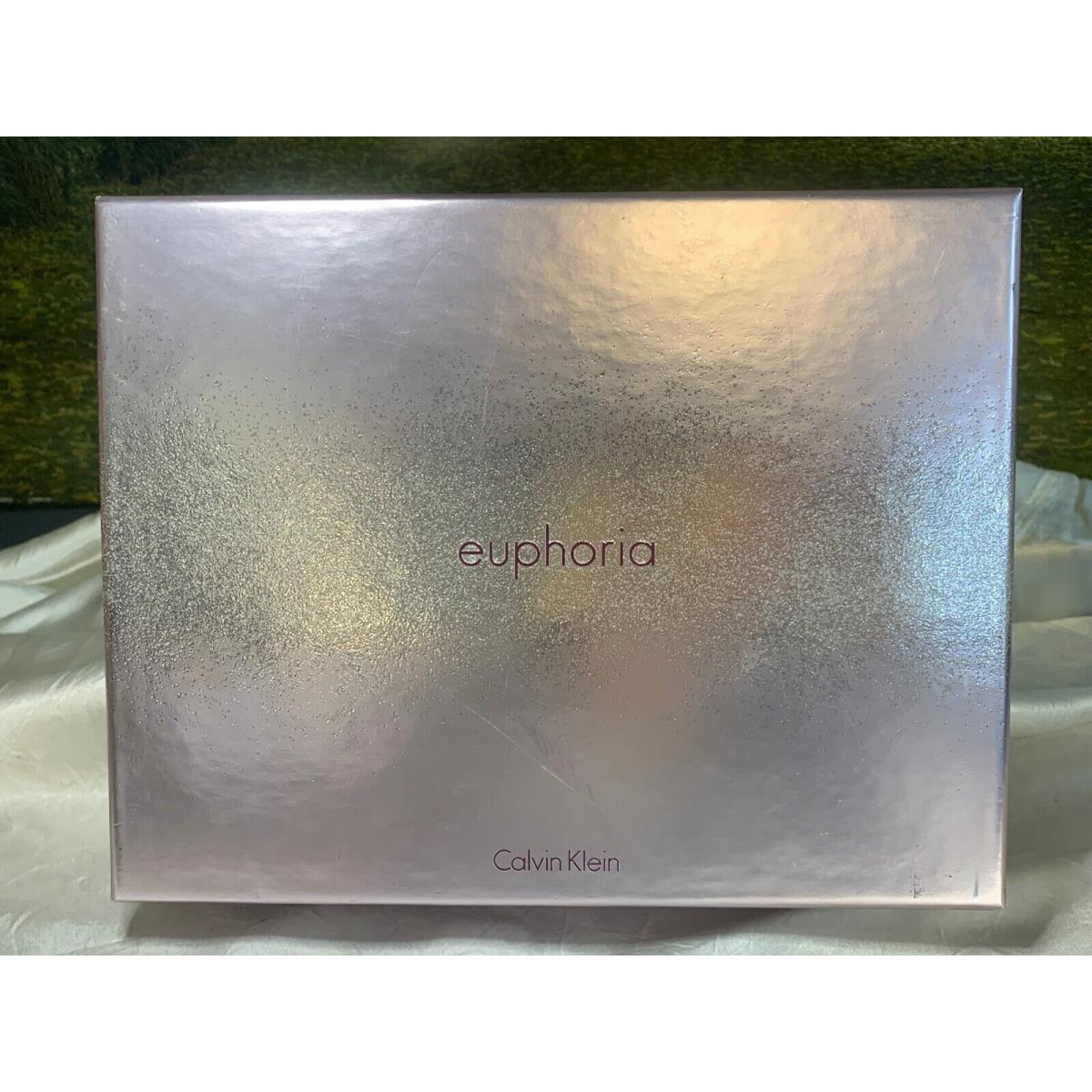 Calvin Klein Euphoria 50ML Edt Spray/ 100ML Body Emulsion Gift Set