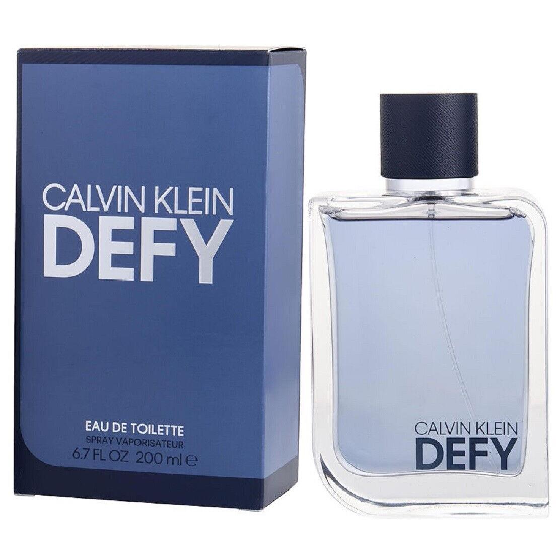 Defy Calvin Klein 6.7 oz / 200 ml Eau de Toilette Edt Men Cologne Spray