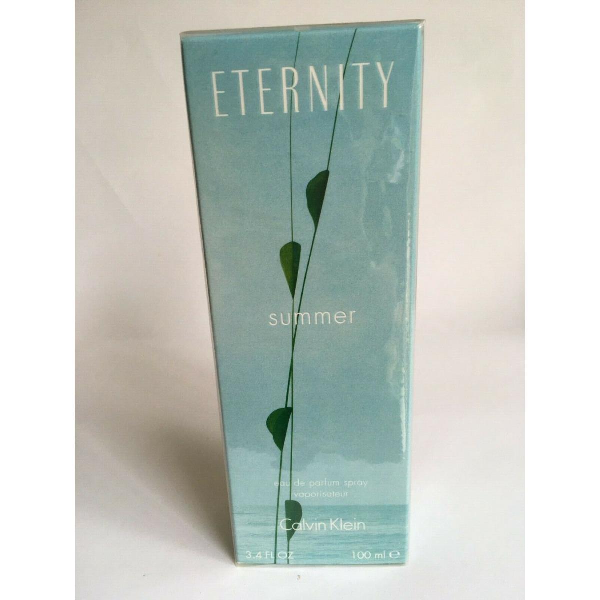 Calvin Klein Eternity Summer 2008 Women 3 4oz Edp Spray Rare