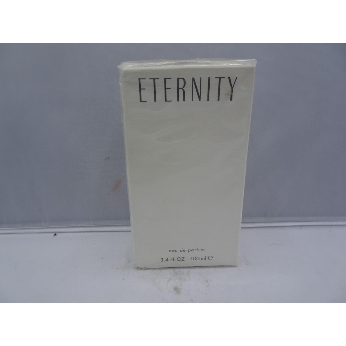 Eternity Calvin Klein Eau DE Parfum Splash 3.3/ 3.4 OZ Boxed Vintage