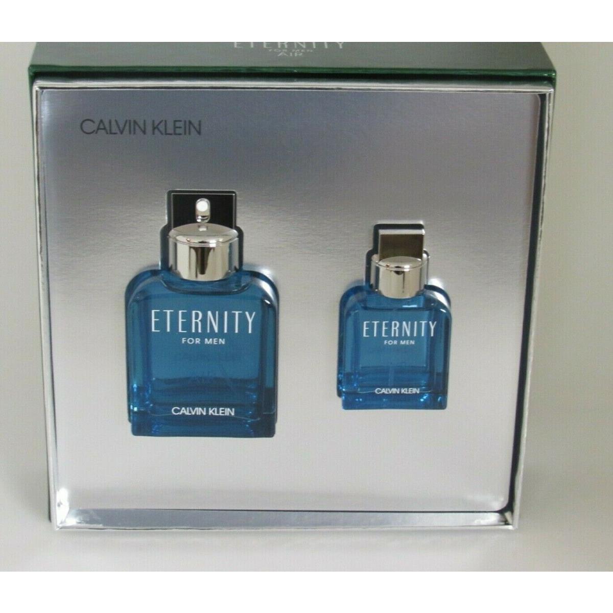 Eternity Air by Calvin Klein 2 Piece Gift Set - 3.4 OZ Eau DE Toilette Spray Men