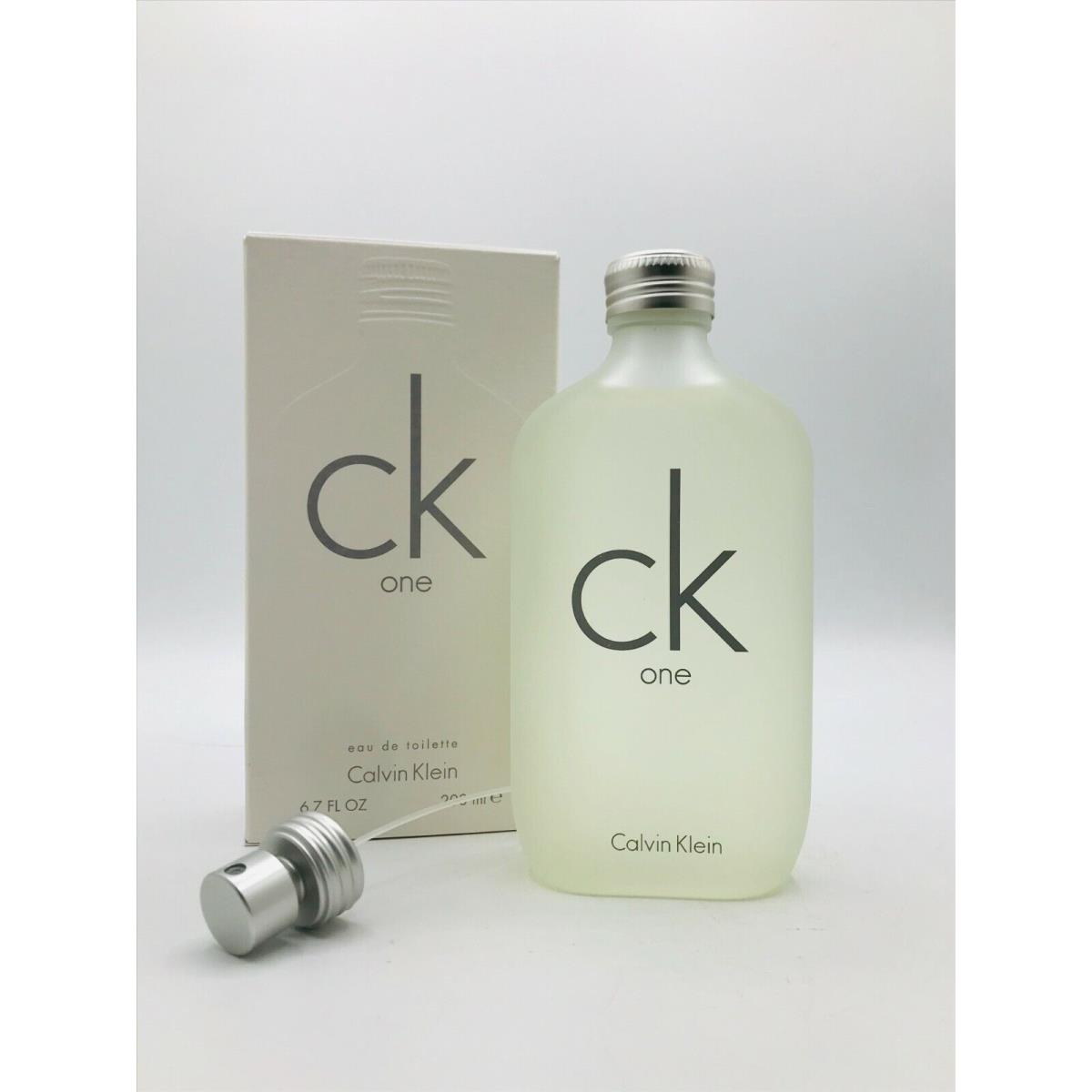 Calvin Klein Ck One Men Cologne Spray 6.7 oz 200 ml