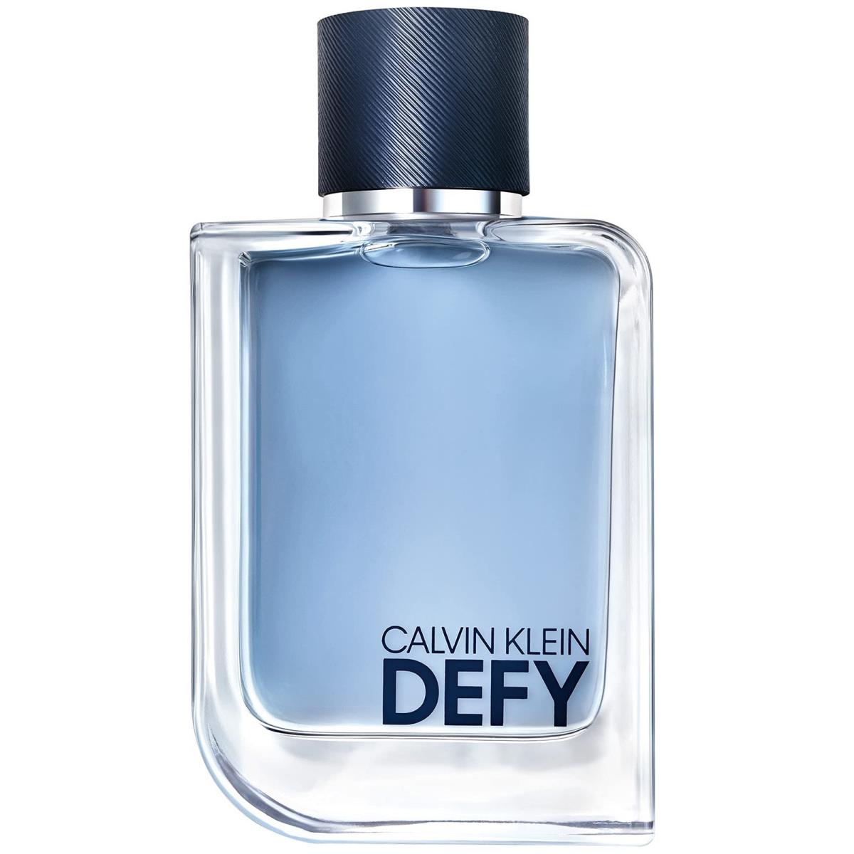 Defy by Calvin Klein Eau de Toilette Edt Spray For Men 3.4 oz / 100 ml