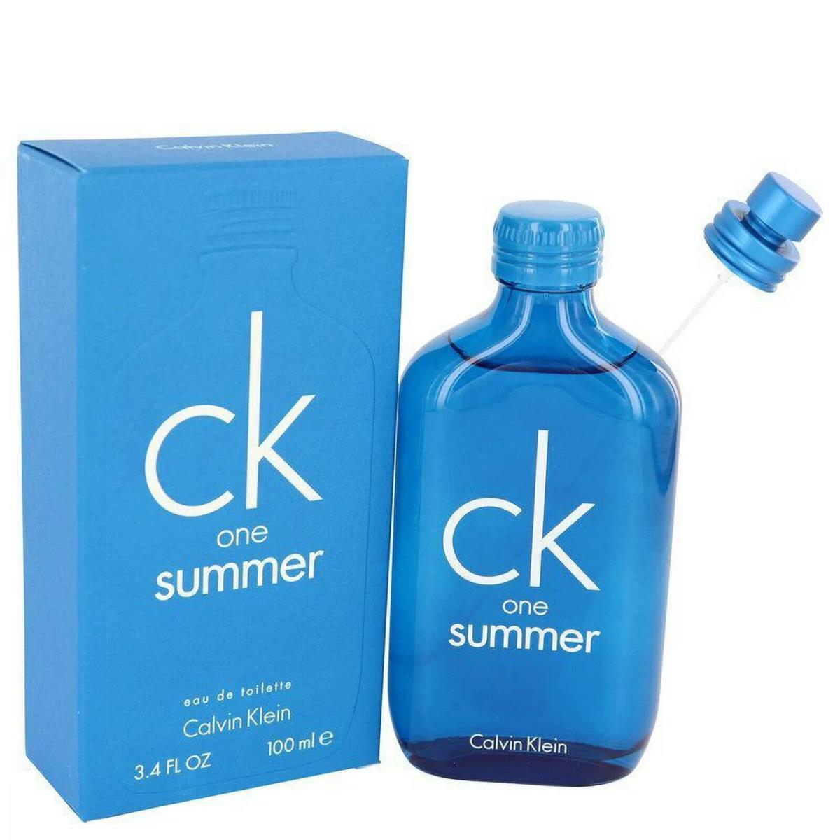 CK One Summer 2018 by Calvin Klein 3.4 oz / 100 ml Eau De Toilette Spray Unisex