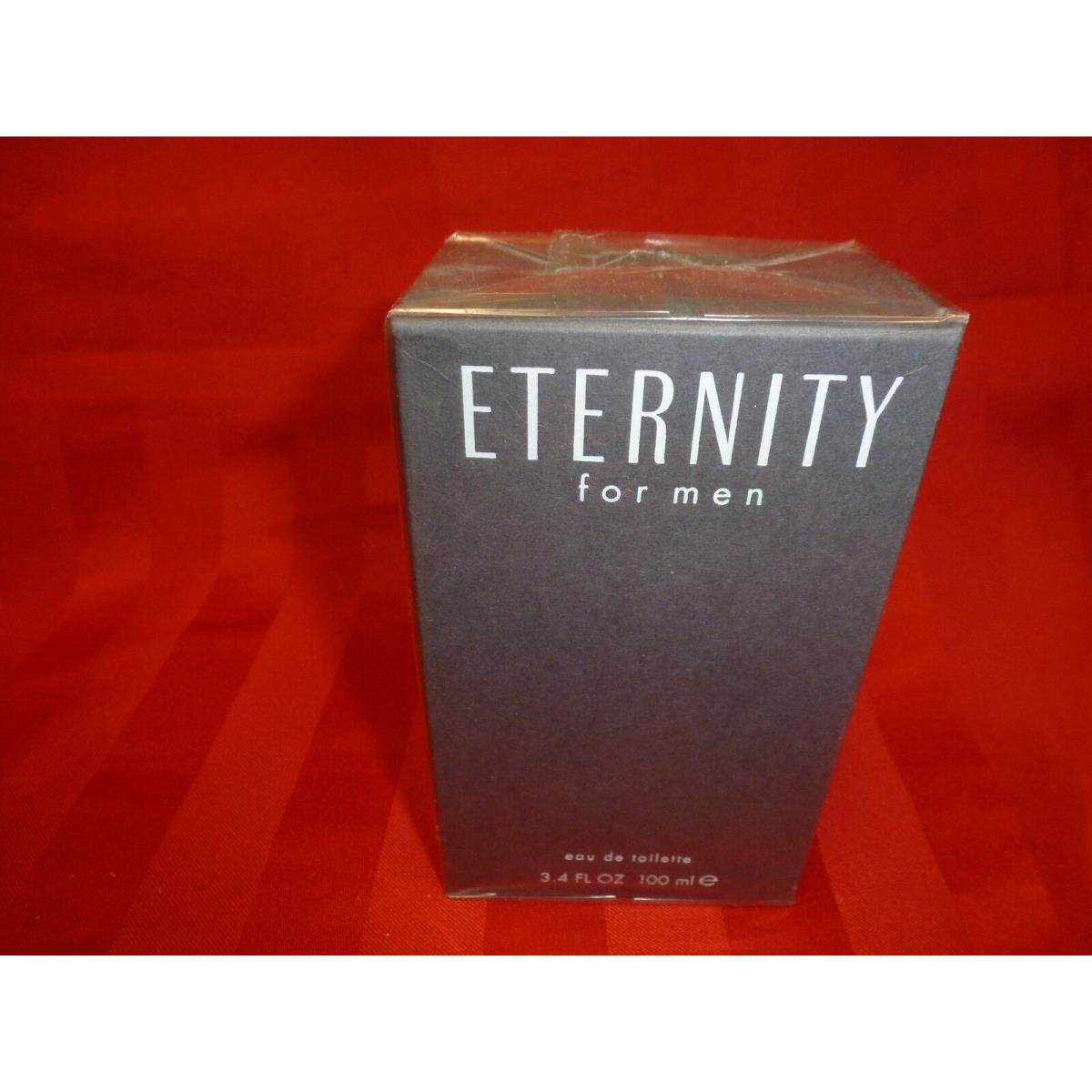 Calvin Klein Eternity For Men Eau de Toilette Splash Non Spray 3.4 fl oz in a Box