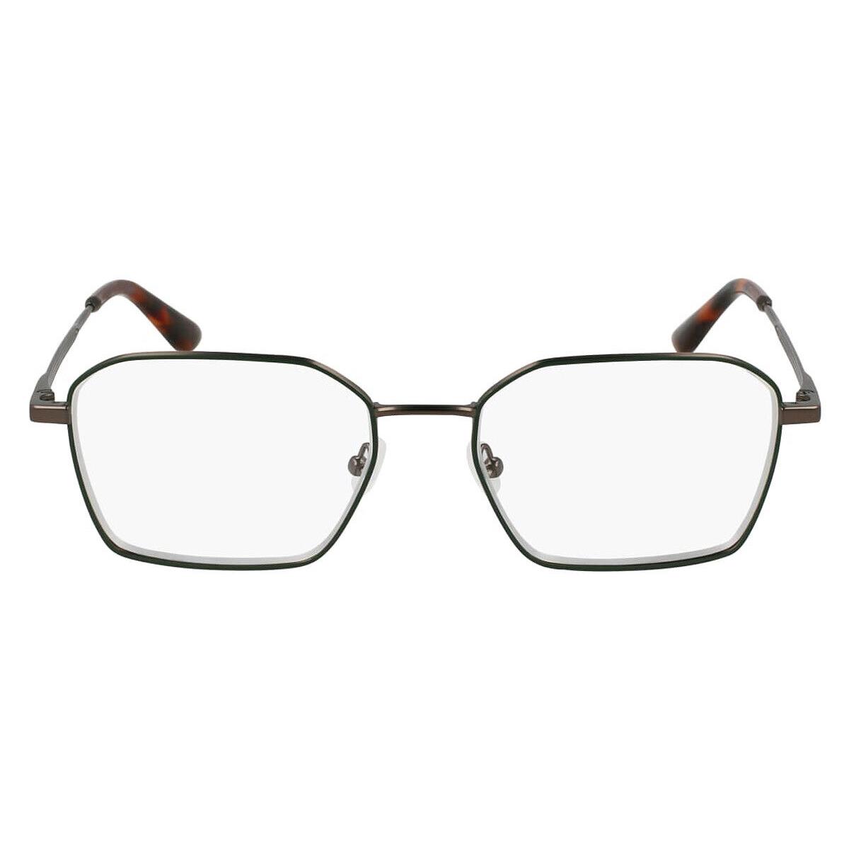 Calvin Klein CK24104 Eyeglasses Men Dark Gunmetal/green 55mm