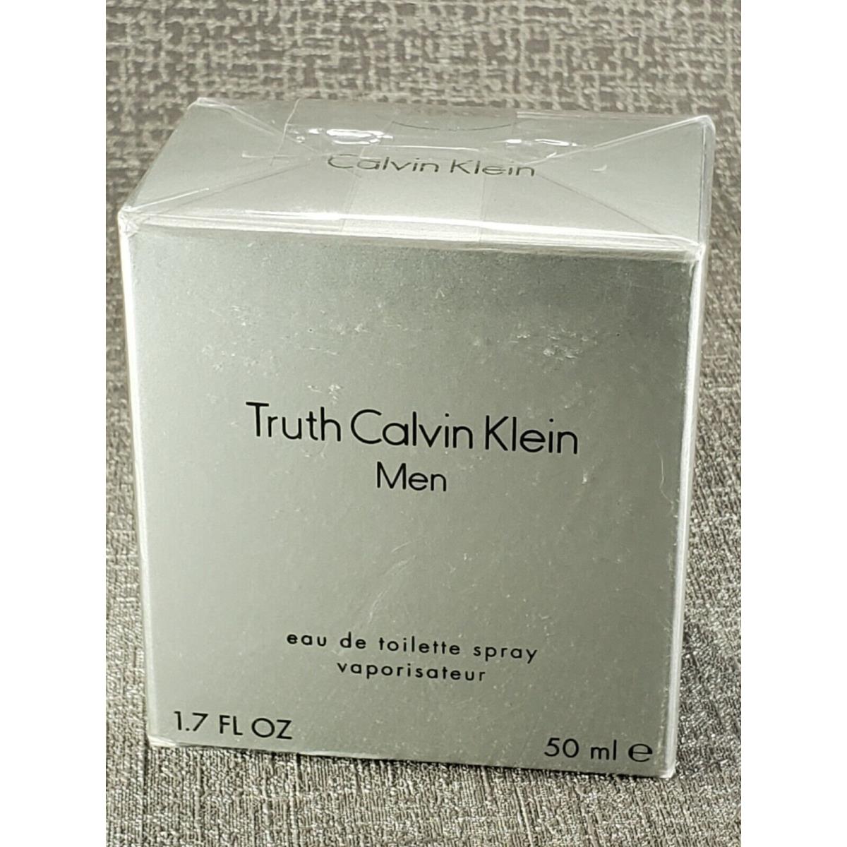 Calvin Klein Truth For Men Cologne 1.7 OZ 50 ML Edt Spray