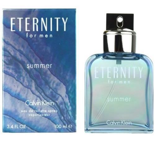 Eternity Summer 2013 Calvin Klein Men 3.4 oz 100 ml Eau De Toilette Spray