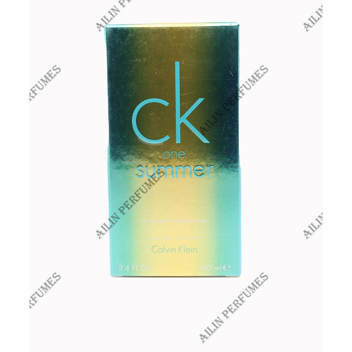 CK One Summer 2014 by Calvin Klein 3.4 oz 100 ml Eau de Toilette Spray Unisex