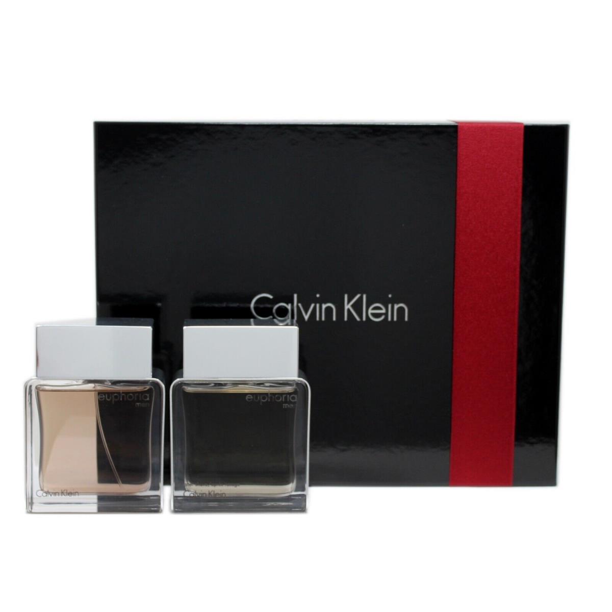 Calvin Klein Euphoria Men 2 Piece Gift Set Eau DE Toilette Spray 100 ML/3.4 OZ