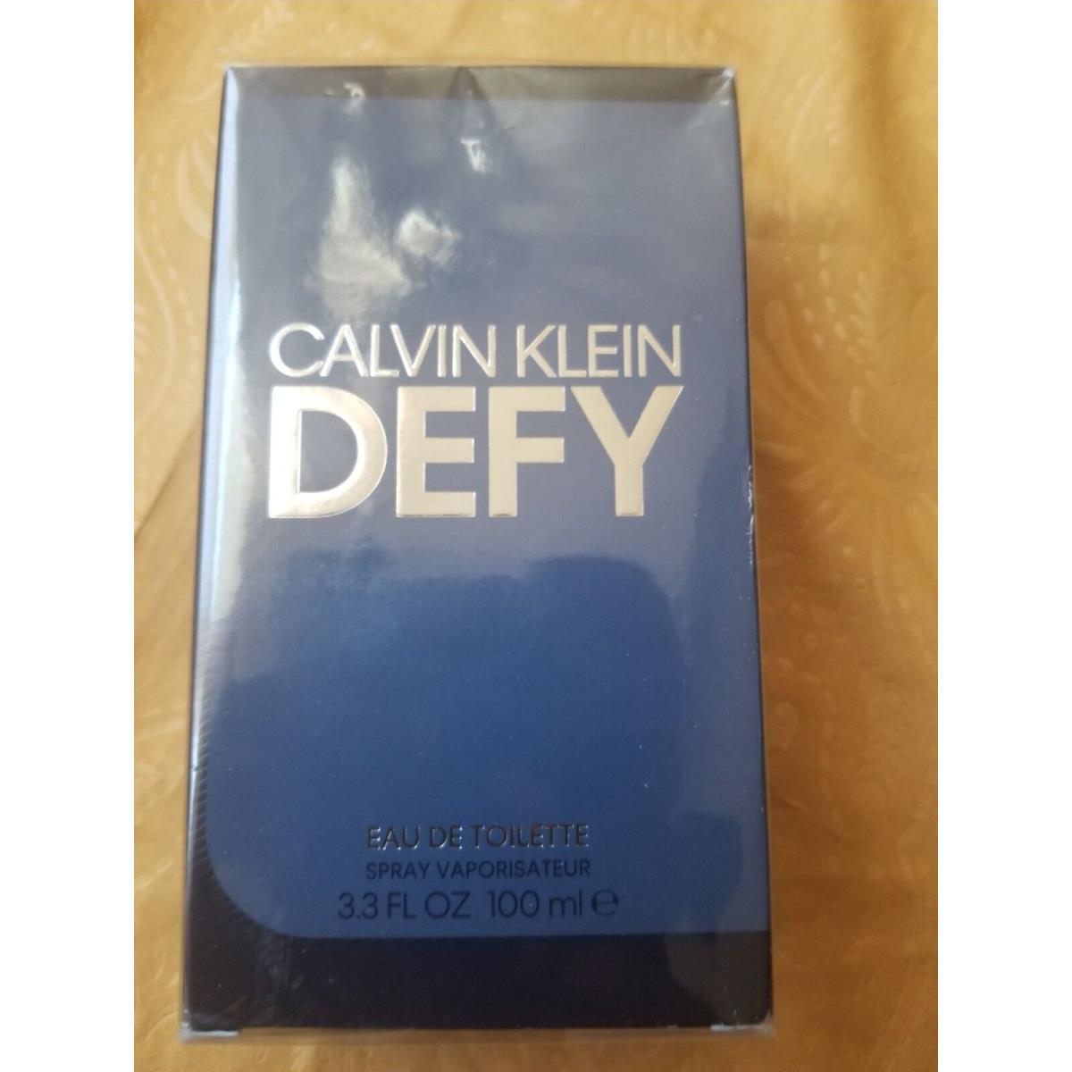 Calvin Klein Defy 3.3 Oz./ 100 Ml. Eau de Toilette Spray For Men