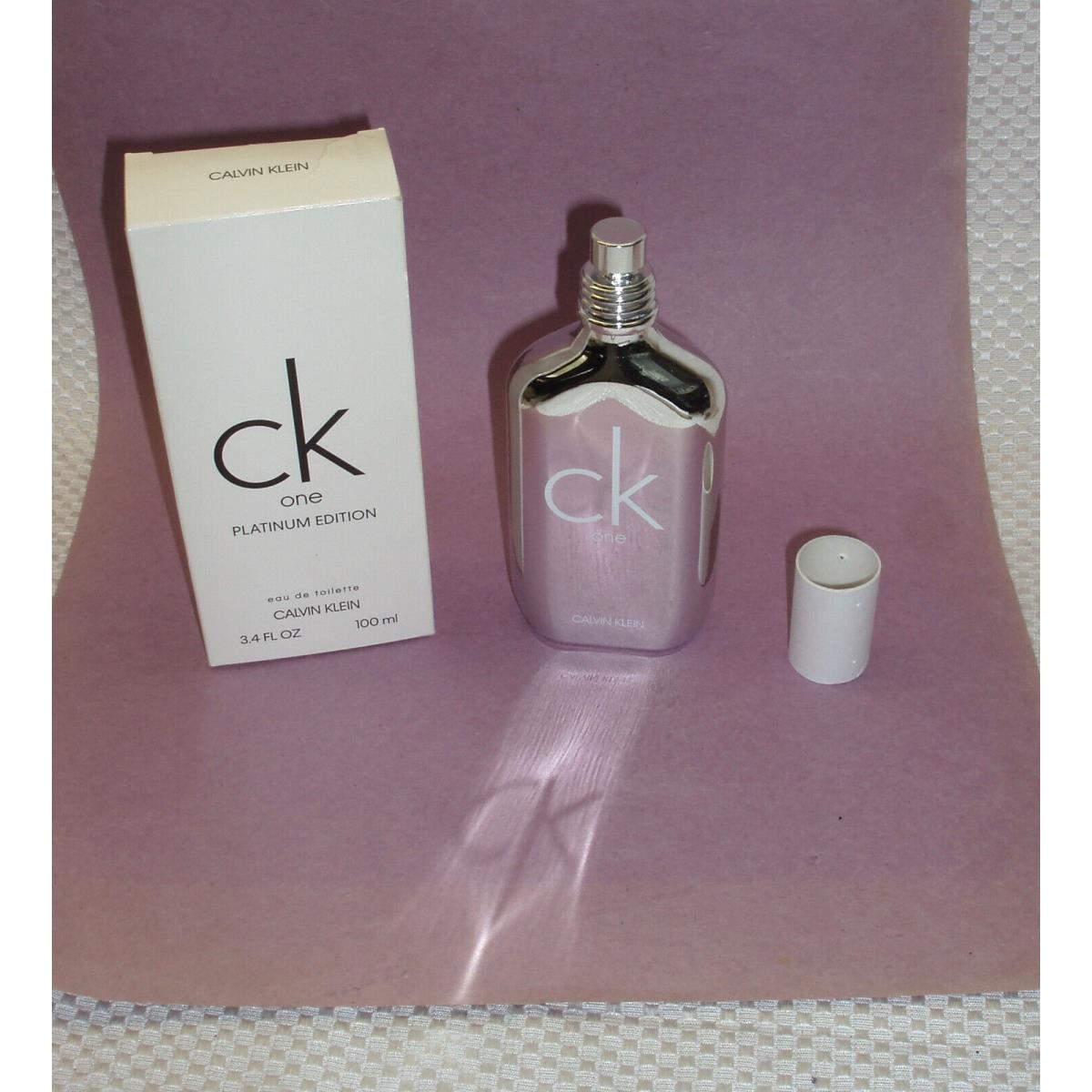 CK One Platinum Edition by Calvin Klein 3.4oz-100ml Edt